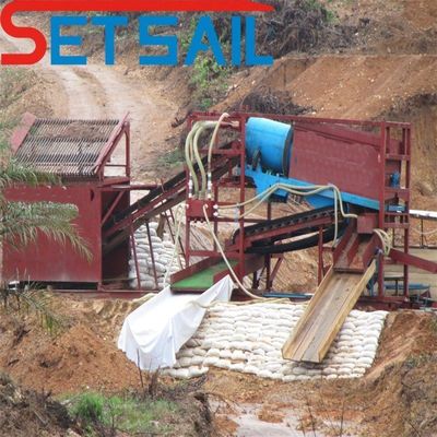 Ausrüstung für Bergbau mit Jigging-Maschinen und 200 m3/h Wasserstrom