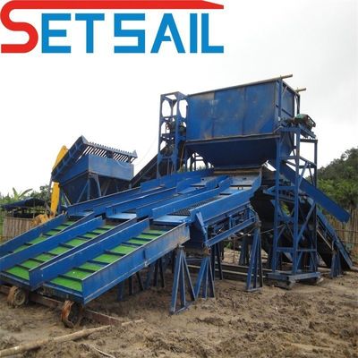 Ausrüstung für Bergbau mit Jigging-Maschinen und 200 m3/h Wasserstrom
