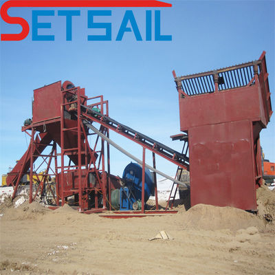 Ausrüstung für Bergbau mit Jigging-Maschinen und 200 m3/h Wasserstrom