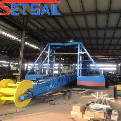 River Gold Diamond Diesel Bucket Chain Dredger mit Durm Screen Leistung 5,5 kW-20 kW