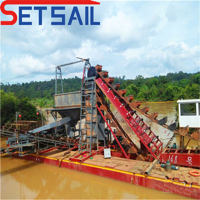 Injektionspumpe Leistung 7,5 kW-50 kW Kette Eimer Fluss Goldbergbau Baggermaschinen Schiff
