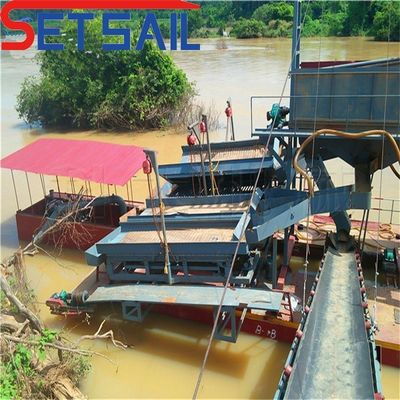Goldteppich Hochkapazität Flussbergbau Baggermaschinen mit geschätzten Lieferzeiten