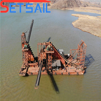 Hochgeschwindigkeitsgenerator 75 kW-150 kW Strom Fluss Bergbau Gold Bagger für Lake Diamond Ausrüstung