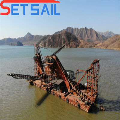Hochgeschwindigkeitsgenerator 75 kW-150 kW Strom Fluss Bergbau Gold Bagger für Lake Diamond Ausrüstung