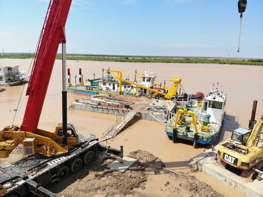 33L-55L Gesamtbrennstoffverbrauch Dienstarbeitsbarge für Schneider-Saugbagger und Anker