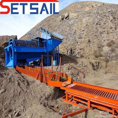 Maschinen für den Bergbau von Erdgold mit Agitationsschuh und Cummins- oder Weichai-Dieselmotor