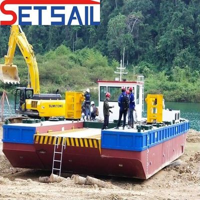 Cummins Dieselmotor Mehrfunktionsdienstarbeitsboot mit robustem Stahlrumpf