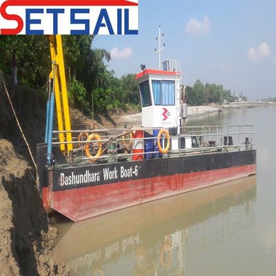 Cummins Dieselmotor Mehrfunktionsdienstarbeitsboot mit robustem Stahlrumpf