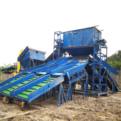 18000.000kg Bruttogewicht Voll-Alluvial-Goldfördergeräte mit Rührschleifer/Jiging/Zentrifuge