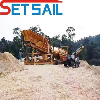 Gold- und Diamant-Jigging-Landbergbaumaschinen mit zwei Zentrifugen mit einer Kapazität von 50-500 Tonnen