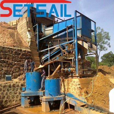Gebaute Chute Land Bergbau Gold und Diamant Zentrifuge Maschinen mit kundenspezifischem Design