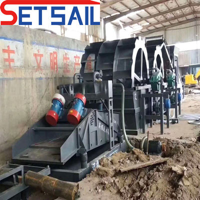 Wasserverbrauch 200 m3 Sandpumpe Wasserrad Sandspülmaschine mit Motorleistung