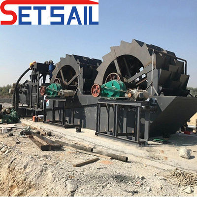 Wasserverbrauch 200 m3 Sandpumpe Wasserrad Sandspülmaschine mit Motorleistung