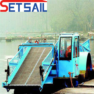 Verkaufen Sie Fluss-Floating Waste Aquatic Plant Harvester für Wasser Hyacinth 0,55m-2m Entwurf