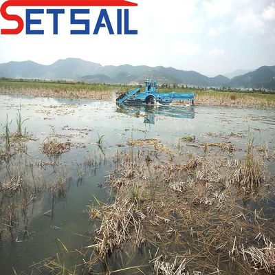 Verkaufen Sie Fluss-Floating Waste Aquatic Plant Harvester für Wasser Hyacinth 0,55m-2m Entwurf