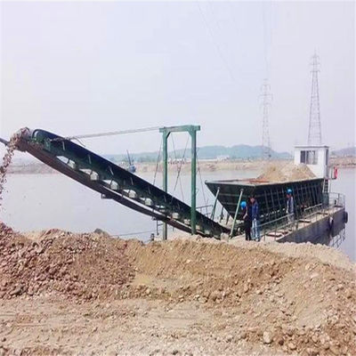 33 kW-100 kW Generatorkraft Selbstfahrende Flusssandtransportbarge für 500 t Belastung