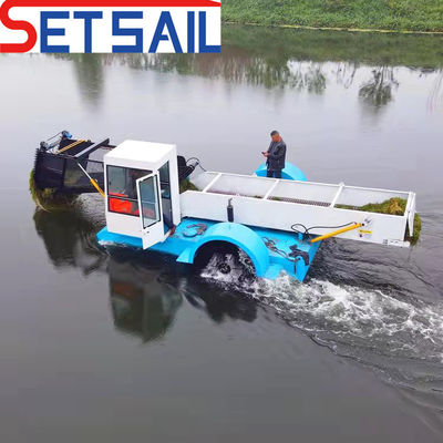 Flussrohr- und Unkrauternte Wasser Salaternte Boot mit 3m-6m Schneidbreite