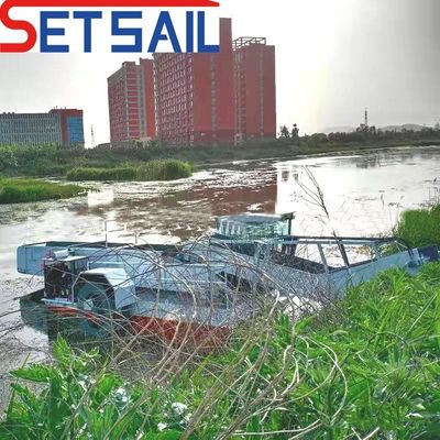 Individuelle Anfrage 0,55m-2m Wasser Hyacinth Harvesters zum Schneiden Transport Entladung