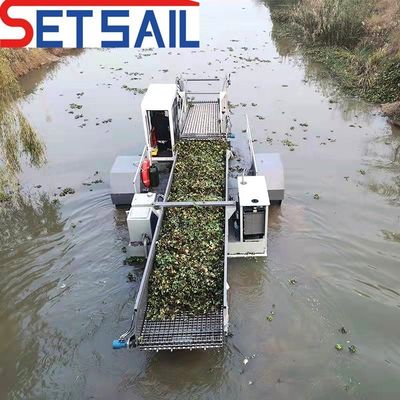 Individuelle Anfrage 0,55m-2m Wasser Hyacinth Harvesters zum Schneiden Transport Entladung