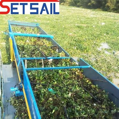 Individuelle Anfrage 0,55m-2m Wasser Hyacinth Harvesters zum Schneiden Transport Entladung
