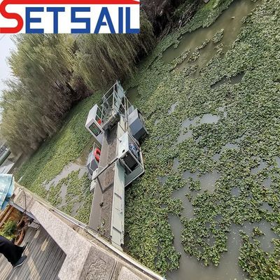 Automatisches Bedienungssystem Schwimmer-Unkrauterner für Hülle Breite 3m-7m Wasserreinigung