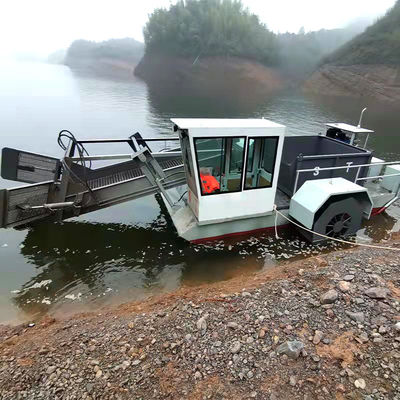 Halbautomatischer Wasserwasseranlagen-Wasseraufbereiter für Flussrohr/Hyazinth/Müll