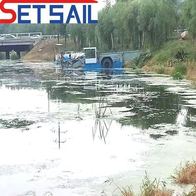 Individuell gestaltetes Mehrschraub-Amphibien-Flussreinigungsschiff zur Müllentsorgung