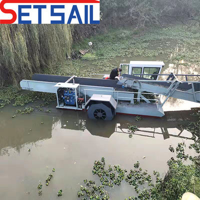 3m-7m Hülle Breite Aquatisches Unkraut-Harvester Das ultimative Werkzeug für Wasser Hyacinth Reinigung