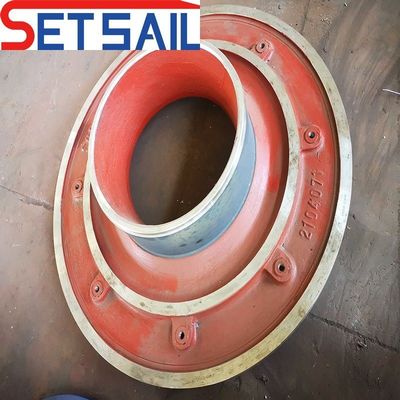 Offene Impeller Anti-Abrasive Verschleißbeständige Nasssandpumpe für Flusssand oder Strand