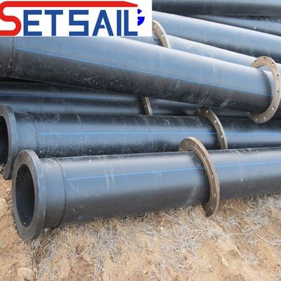 Innerer Durchmesser 200-600 mm Flanschverbindung Kunststoff-PE-Rohr für Öl- und Gasindustrie